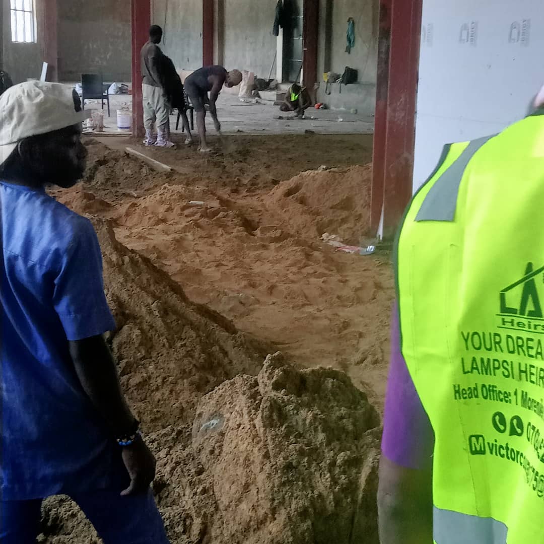 5-bedroom apartment tiling